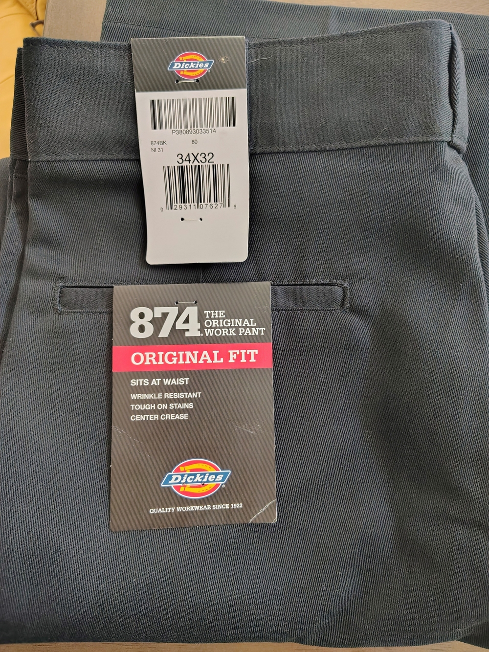 Dickies 874 Original Fit Men's Work Pants - Black